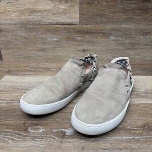 Kate Spade New York Lilly Taupe Suede Slip-On Sneaker Women's See Pic for sizing